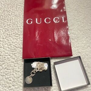 Gucci Unisex bracelet 8.25 inches.925 sterling silver beautiful/authentic 🇮🇹